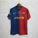 Tailandia Camiseta Primera FC Barcelona Retro 2008 2009 Azul Rojo