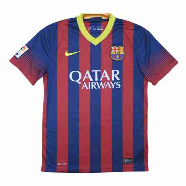 Tailandia Camiseta Barcelona 1ª Retro 2013-2014 Tailandia Camiseta Primera FC Barcelona Retro 2013 2014