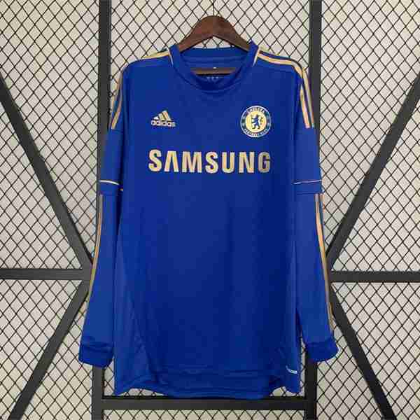 Tailandia Camiseta Chelsea 1ª Retro ML 2012 2013 Tailandia Camiseta Primera Manga Larga Chelsea Retro 2012 2013