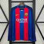 Tailandia Camiseta Primera Manga Larga FC Barcelona Retro 2014 2015