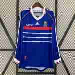 Tailandia Camiseta Primera Manga Larga Francia Retro 1998