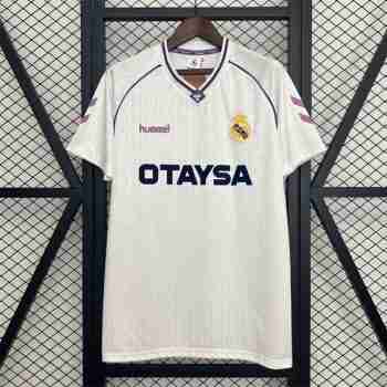 Tailandia Camiseta Primera Real Madrid Retro 1990 1992