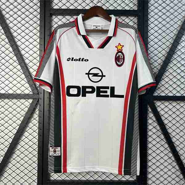 Camiseta AC Milan 2ª Retro 1998-1999 Tailandia Camiseta Segunda AC Milan Retro 1998 1999