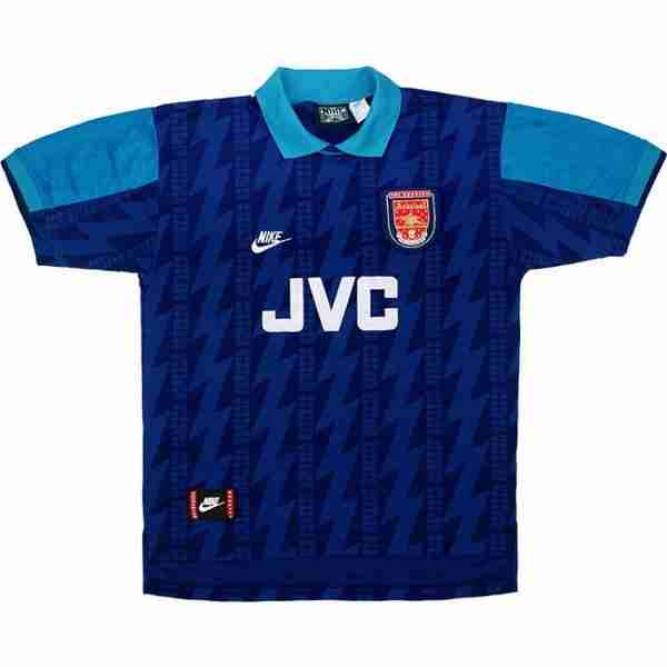Tailandia Camiseta Arsenal 2ª Retro 1994 1995 Azul Tailandia Camiseta Segunda Arsenal Retro 1994 1995 Azul