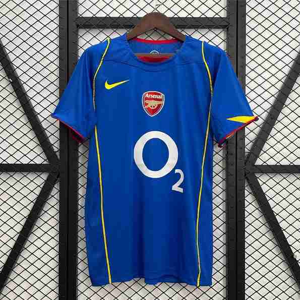 Camiseta Arsenal 2ª Retro 2004-2005 Tailandia Camiseta Segunda Arsenal Retro 2004 2005