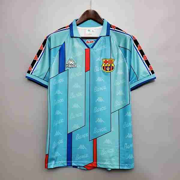 Tailandia Camisea Barcelona 2ª Retro 1996 1997 Tailandia Camiseta Segunda FC Barcelona Retro 1996 1997