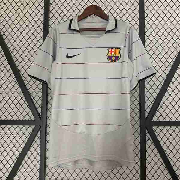 Tailandia Camiseta Barcelona 2ª Retro 2003 2004 Tailandia Camiseta Segunda FC Barcelona Retro 2003 2004