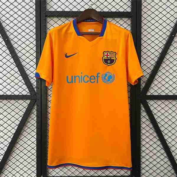 Tailandia Camiseta Barcelona 2ª Retro 2006-2007 Tailandia Camiseta Segunda FC Barcelona Retro 2006 2007