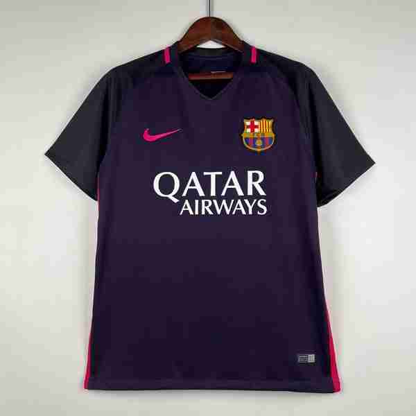 Tailandia Camiseta Barcelona 2ª Retro 2016-2017 Tailandia Camiseta Segunda FC Barcelona Retro 2016 2017
