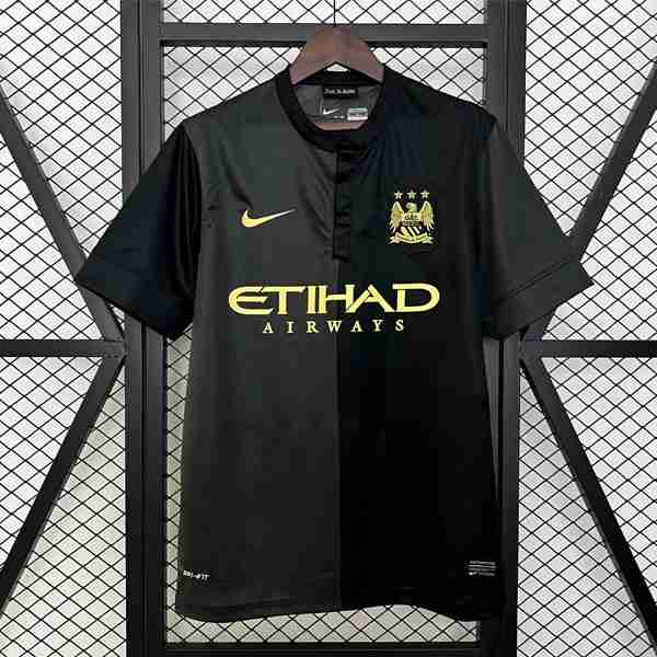 Tailandia Camiseta Manchester City 2ª Retro 2013 2014 Tailandia Camiseta Segunda Manchester City Retro 2013 2014