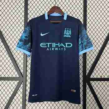 Tailandia Camiseta Segunda Manchester City Retro 2015 2016