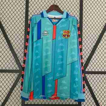 Tailandia Camiseta Segunda Manga Larga FC Barcelona Retro 1996 1997
