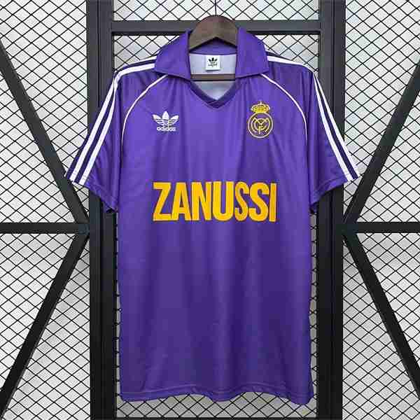 Tailandia Camiseta Real Madrid 2ª Retro 1984-1985 Tailandia Camiseta Segunda Real Madrid Retro 1984 1985