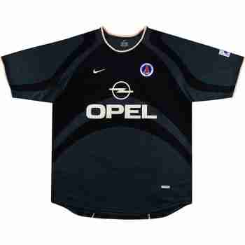 Tailandia Camiseta Tercera Paris Saint Germain Retro 2001 Negro
