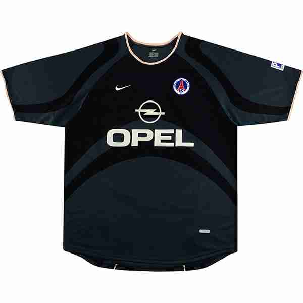Tailandia Camiseta Paris Saint Germain 3ª Retro 2001 Negro Tailandia Camiseta Tercera Paris Saint Germain Retro 2001 Negro