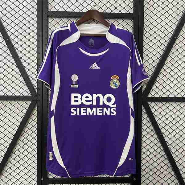 Tailandia Camiseta Real Madrid 3ª Retro 2006 2007 Tailandia Camiseta Tercera Real Madrid Retro 2006 2007