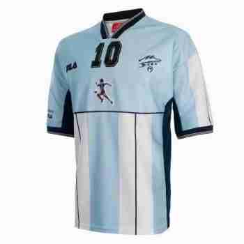 Tailandia NO.10 Maradona Camiseta Primera Argentina Retro 2001 Azul