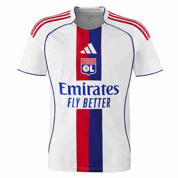Tailandia Camiseta Lyon 1ª 2025-2026 Camiseta Primera Olympique Lyon 2025 2026