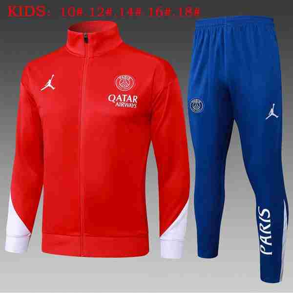 Ninos Chandal PSG 2025-2026 Rojo 5 Chandal Niños Paris Saint Germain 2025 2026 Rojo