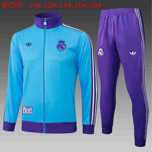 Ninos Chandal Real Madrid 2025-2026 Azul 5 Chandal Niños Real Madrid 2025 2026 Azul
