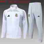 Chandal Niños Real Madrid 2025 2026 Blanco Gris
