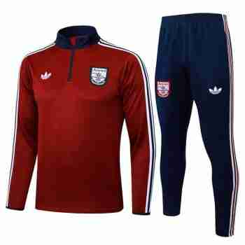 Sudadera Entrenamiento Arsenal 2025 2026 Rojo Azul