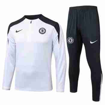 Sudadera Entrenamiento Chelsea 2025 2026 Blanco