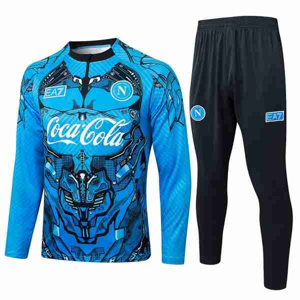 Sudadera De Training Napoli 2025-2026 Azul 5 Sudadera Entrenamiento Napoli 2025 2026 Azul