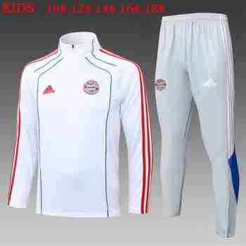 Sudadera Entrenamiento Niños Bayern Munich 2025 2026 Blanco