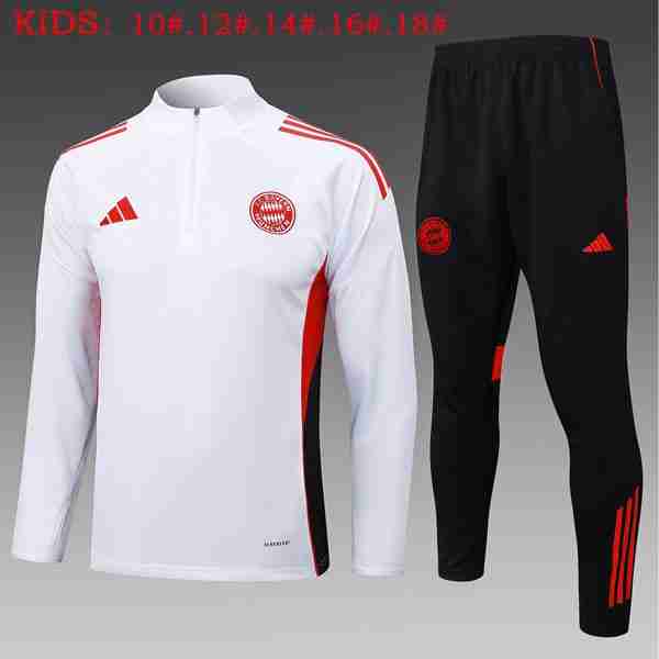 Ninos Sudadera De Training Bayern Munich 2025-2026 Blanco 6 Sudadera Entrenamiento Niños Bayern Munich 2025 26 Blanco