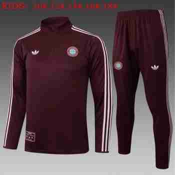 Sudadera Entrenamiento Niños Bayern Munich 2025 26 Rojo
