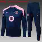 Sudadera Entrenamiento Niños FC Barcelona 2025 2026 Azul Rosa