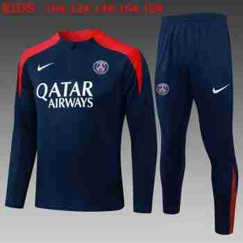 Sudadera Entrenamiento Niños Paris Saint Germain 2025 2026 Azul