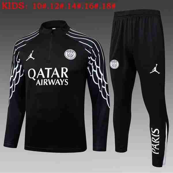 Ninos Sudadera De Training PSG 2025-2026 Negro 7 Sudadera Entrenamiento Niños Paris Saint Germain 2025 2026 Negro