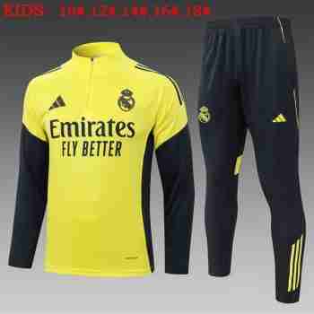 Sudadera Entrenamiento Niños Real Madrid 2025 2026 Amarillo