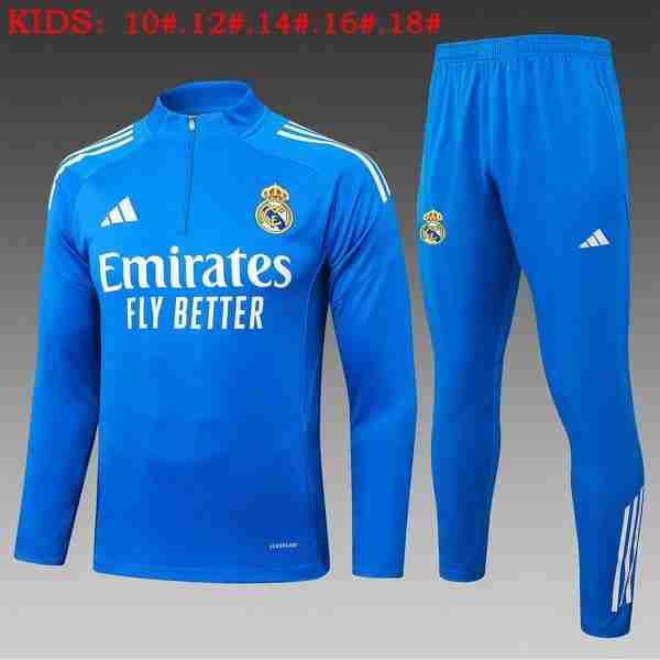 Ninos Sudadera De Training Real Madrid 2025-2026 Azul 6 Sudadera Entrenamiento Niños Real Madrid 2025 26 Azul