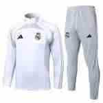 Sudadera Entrenamiento Real Madrid 2025 2026 Gris Blanco