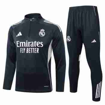 Sudadera Entrenamiento Real Madrid 2025 2026 Marino Gris