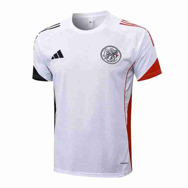 Camiseta Entrenamiento Ajax 2025-2026 Blanco 3 Tailandia Camiseta Entrenamiento Ajax De Ámsterdam 2025 2026 Blanco