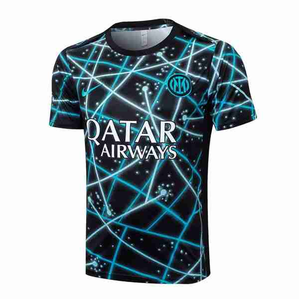 Camiseta Entrenamiento Inter Milan 2025-2026 Negro Azul 3 Tailandia Camiseta Entrenamiento Inter Milan 2025 2026 Negro Azul