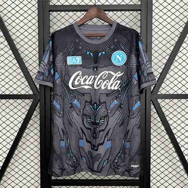 Tailandia Camiseta Napoli training 2025-2026 Gris Tailandia Camiseta Entrenamiento Napoli 2025 26 Gris
