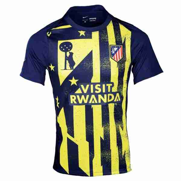 Camiseta Atletico Madrid Pre-Match 2025-2026 Amarillo Tailandia Camiseta Pre-Match Atlético De Madrid 2025 2026 Amarillo