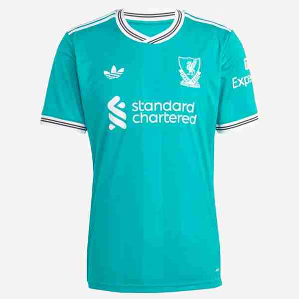 Tailandia Camiseta Liverpool 3ª 2025-2026 Tailandia Camiseta Tercera Liverpool 2025 2026