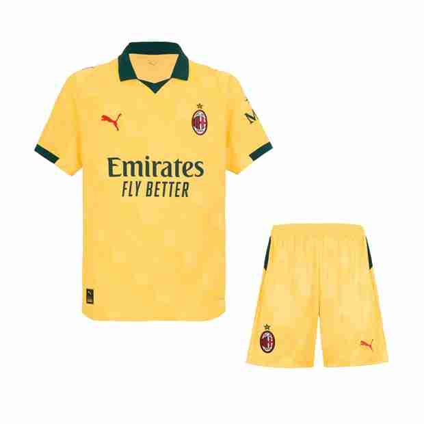 Camiseta AC Milan 3ª Niño 2025-2026 Camiseta AC Milan Conjunto Niño Tercera 2025 2026
