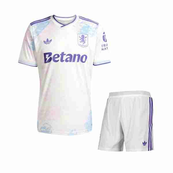 Camiseta Aston Villa 3ª Niño 2025-2026 Camiseta Aston Villa Conjunto Niño Tercera 2025 2026