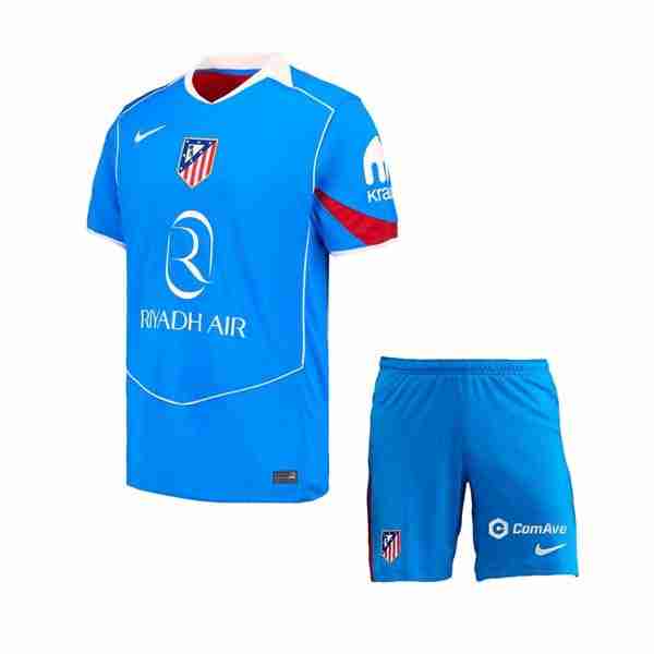Camiseta Atletico Madrid 3ª Niño 2025-2026 Camiseta Atlético De Madrid Conjunto Niño Tercera 2025 2026