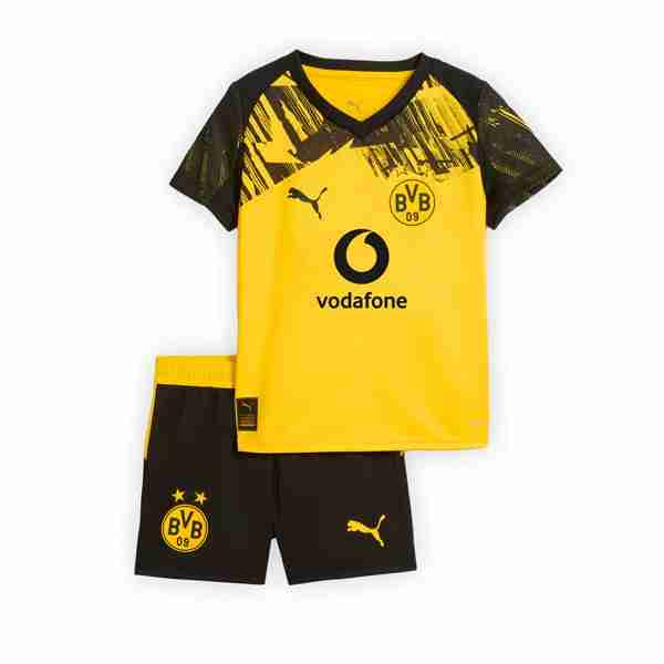 Camiseta Borussia Dortmund 1ª Niño 2025-2026 Camiseta Borussia Dortmund Conjunto Niño Primera 2025 2026
