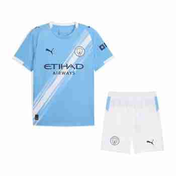 Camiseta Manchester City Conjunto Niño Primera 2025 2026