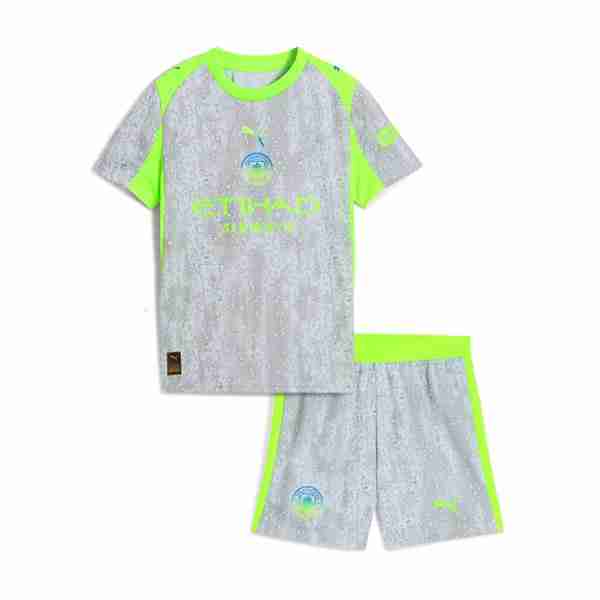 Camiseta Manchester City 3ª Niño 2025-2026 Camiseta Manchester City Conjunto Niño Tercera 2025 2026