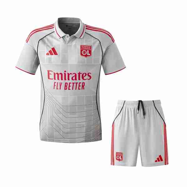 Camiseta Lyon 3ª Niño 2025-2026 Camiseta Olympique Lyon Conjunto Niño Tercera 2025 2026